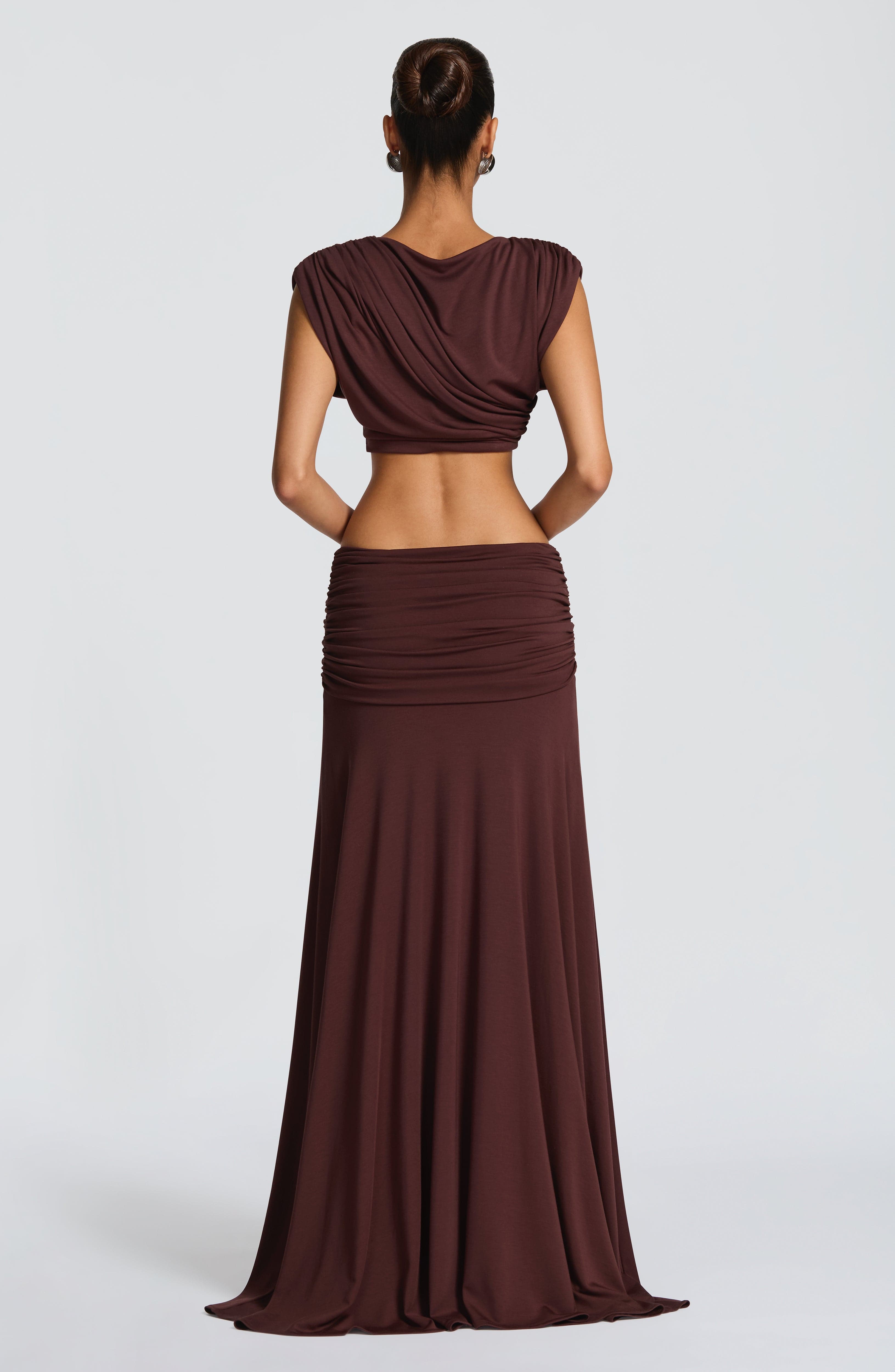 x Top - Plum Brown